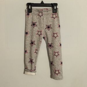 Gymboree fuzzy lined leggings
